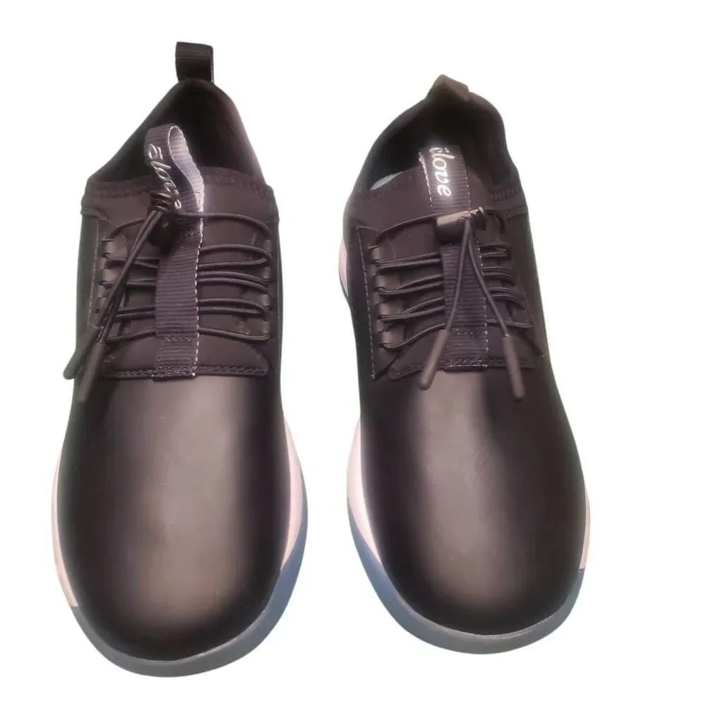 Clove Classic Night Shift Black/White Women's Bungee Athletic Shoe 7.5